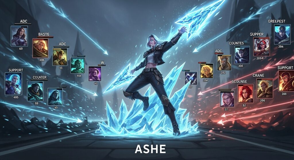 ashe counters champ selection