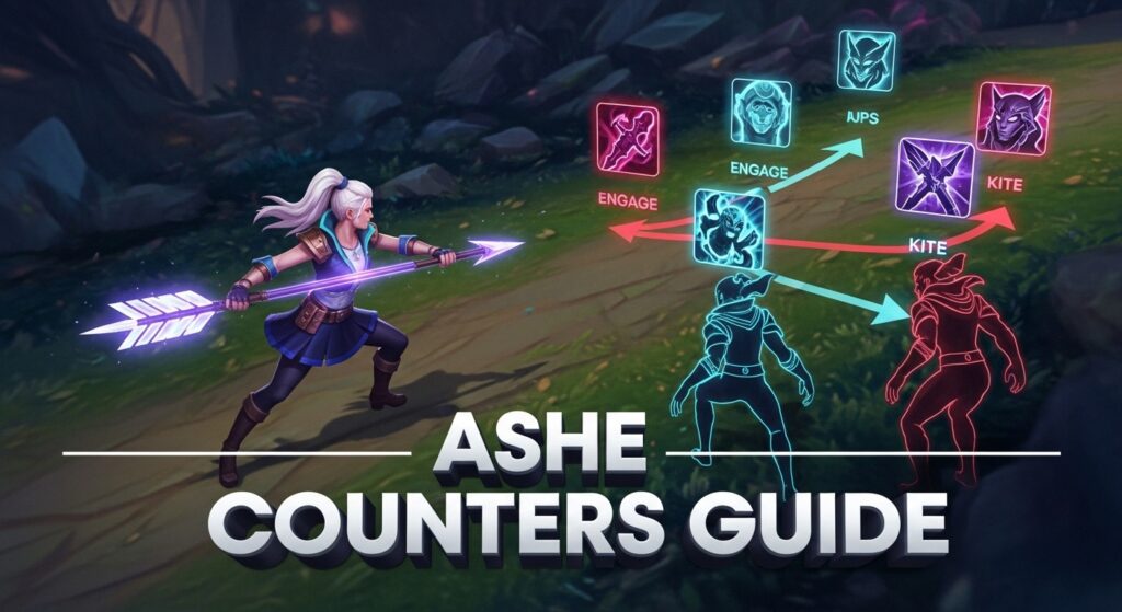 Ashe counter strategies for League of Legends.