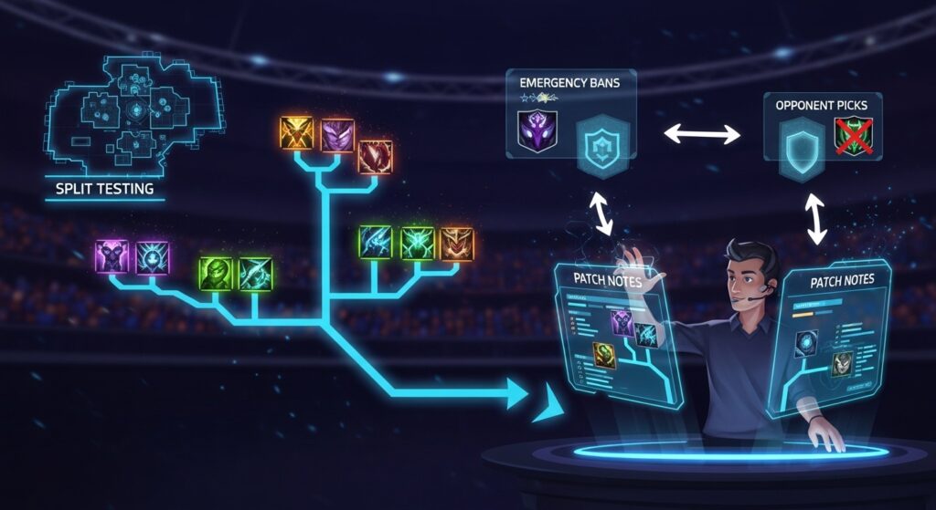 how game patches change esports strategies