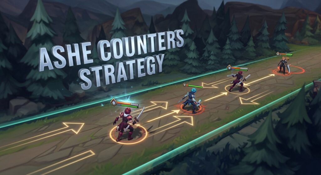 Ashe counter strategies for League of Legends.