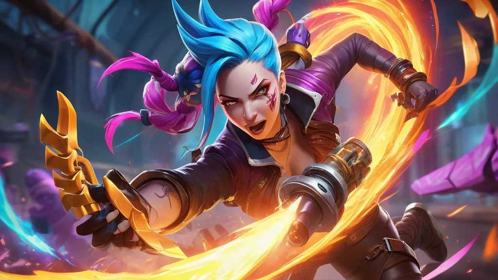 jinx league of legends gameplay