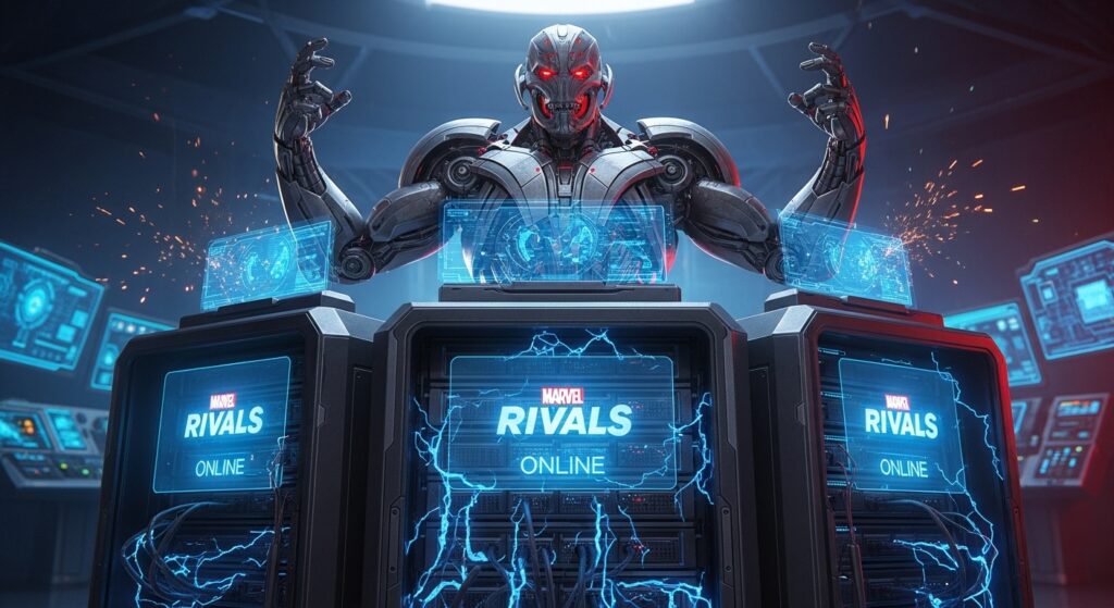 Marvel Rivals servers coming online for Ultron release.
