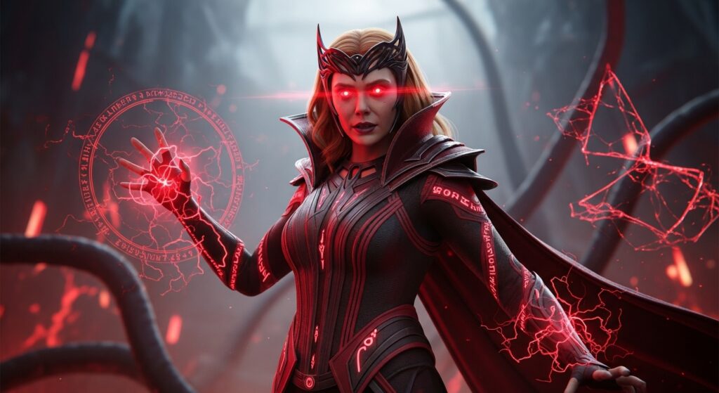 Scarlet Witch Darkhold Witch skin in Marvel Rivals