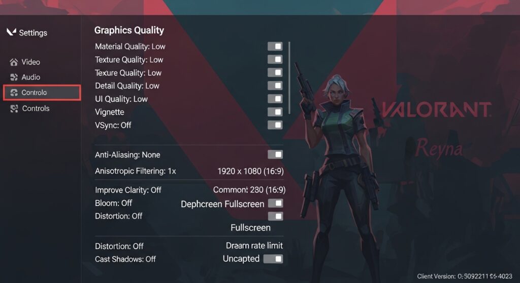 Optimized Valorant settings for smoother gameplay on Mac.