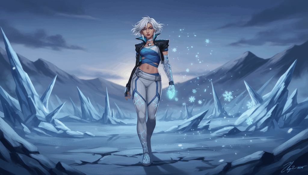 Luna Snow finishing a victorious match in Marvel Rivals